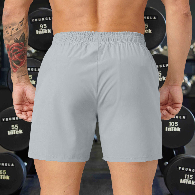 New Running Workout Training Shorts Male