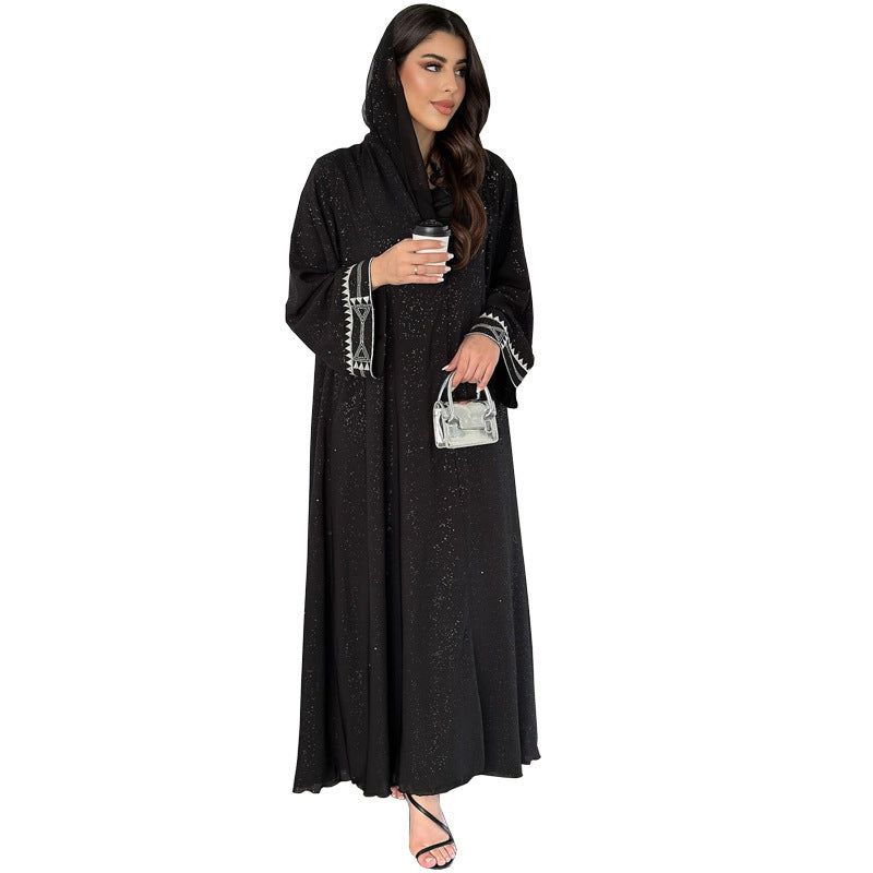 Muslim Modest Women's Arab Abaya Cardigan Robe new