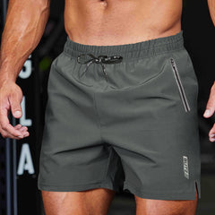 New Running Workout Training Shorts Male