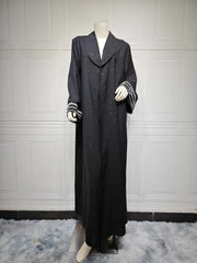 Muslim Modest Women's Arab Abaya Cardigan Robe new